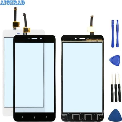 AICSRAD front glass For Xiaomi redmi 4A Touch Screen Lens Sensor Touch Panel Replacement Mobile Accessories 4 A +Tools