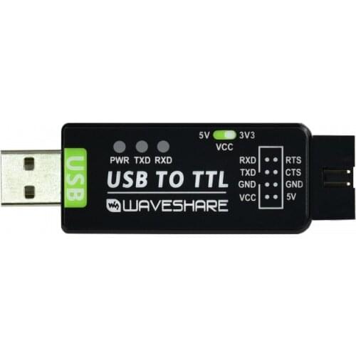 Industrial USB TO TTL Converter, Original FT232RL, Multi Protection & Systems Support