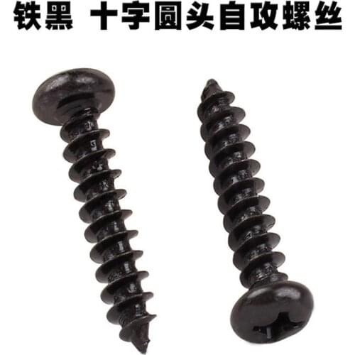 M1.5/M1.7 Cross Recessed Pan Head Self-tapping Screw Parafuso Vis Spike Black Screws Tornillos Viti Phillip Plaine Vida DIN7981