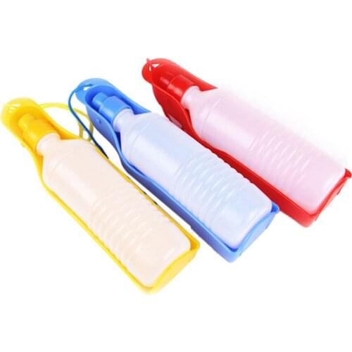 D3 2019 250ml Foldable Pet Dog Cat Water Drinking Bottle Dispenser Travel Feeding Bowl Purchasing aug15