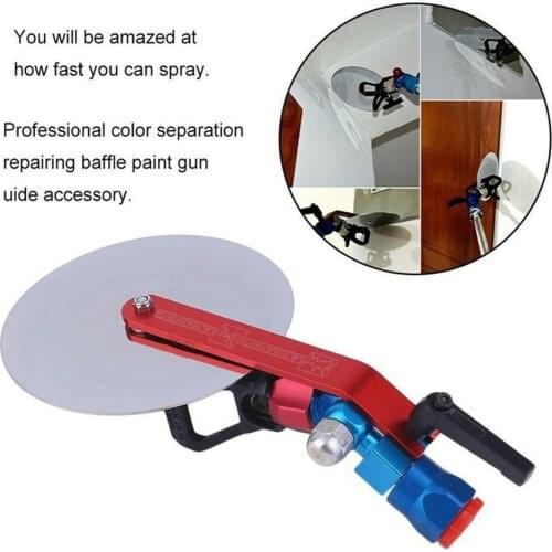 7/8'' Paint Sprayer Universal Guide Tool Splash-proof Trimmer Spray Airless From Seat Tip Nozzle Color Baffle Separation Sp U5O7