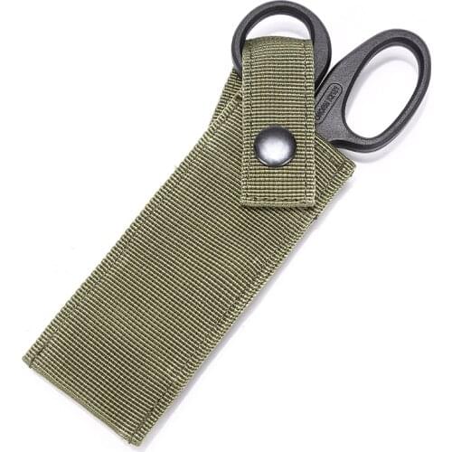 Military Tactical Molle Medical Scissors Pouch Flashlight Knife Holster EMT Holder Outdoor Hunting Accessories EDC Tool Bag