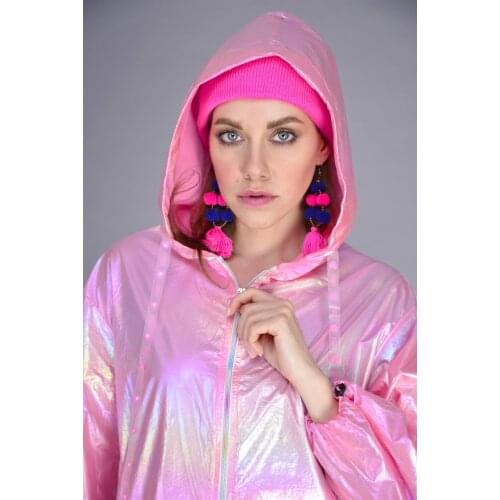 Back Paisley Patterned Hooded Zippered Winter And Autumn Raincoat Jacket 2021 Womens Clothing Plus Size Options