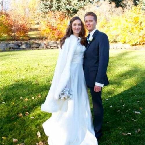 Winter Bridal Cloak Prom Party Stunning Wedding Cloaks Hooded Long Party Wraps Jacket Bridal wedding cloak