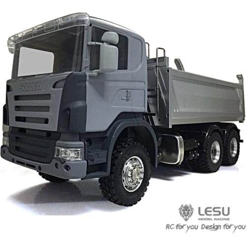 1/14 hydraulic dump truck Scania full drive 6X6 dump truck high torque electric model LS-20130006 RCLESU Tamiya truck
