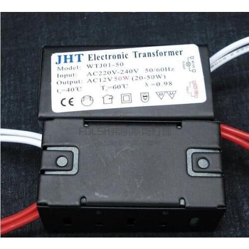 1 piece 20W-50W AC 220V Halogen Light LED Driver Electronic Transformer AC12V G4 MR11 GU5.3 MR16 Lamp Bead Transformer