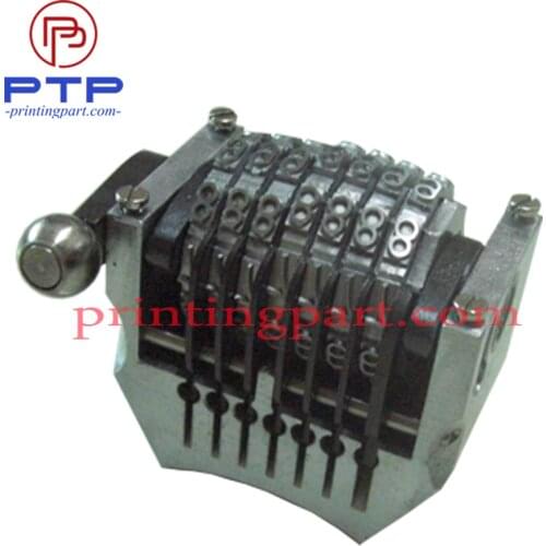 2pcs GTO numbering machine Heidelberg GTO numbering box 18.9" 7 digits forward Backward vertical GTO numbering machine