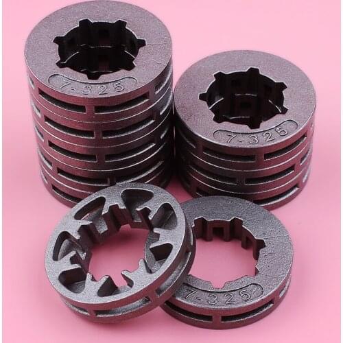 .325 7 Teeth Mini Spline 10pcs/lot Sprocket Rim For Stihl MS270 MS271 MS280 MS290 MS310 MS311 MS390 MS391 Chainsaw ID 17mm