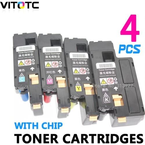 4PCS 106R01631 106R01632 106R01633 106R01634 Color Toner Cartridges For Xerox Phaser 6010 6000 Workcentre 6015V/B 6015V/N 6015