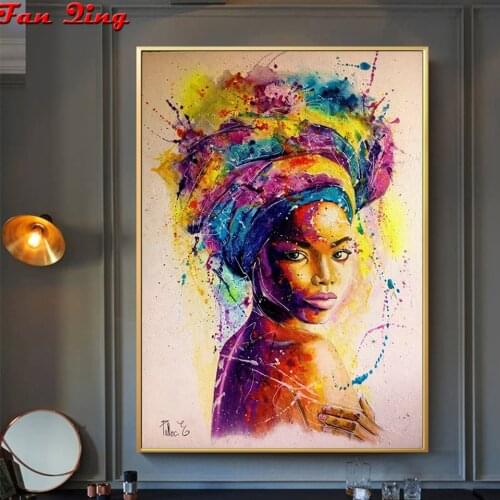 Abstract girl Diamond Embroidery,5D,Diamond Painting,Cross Stitch,3D,Diamond Mosaic,woman pictures home Decoration,gifts