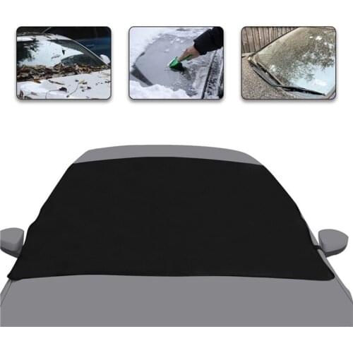 Car Front Windshield Cover 600D Oxford Cloth Antifreeze Frost Snowproof Protective Cover 190.5*107CM