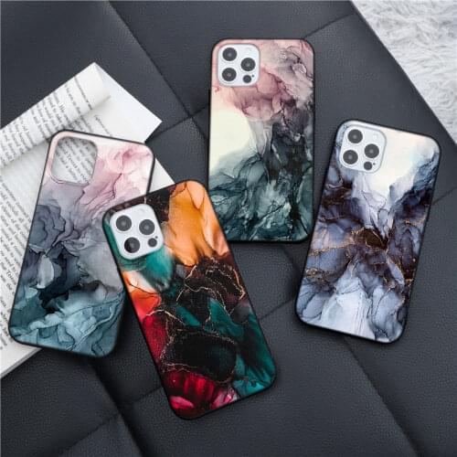 Watercolor Case For Huawei Y6 Y7 2019 P Smart 2021 Mate 10 20 P30 P20 P40 Lite E Pro Honor 10i 20i 8X 9X 8A 9A 20 10 Lite Cover