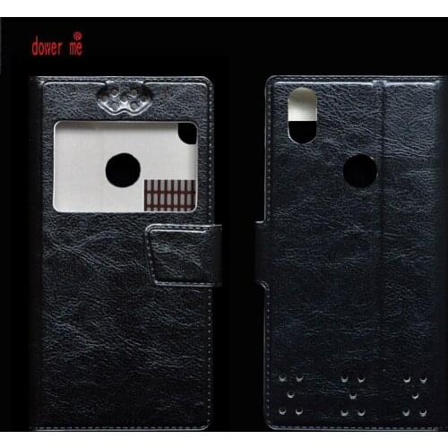 Dower me New Flip PU Leather Case Cover For LEAGOO M13 Smartphone