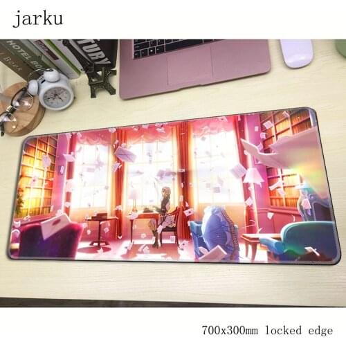 Violet evergarden pad mouse computador gamer mause pad 700x300X2MM padmouse big Adorable mousepad ergonomic gadget desk mats