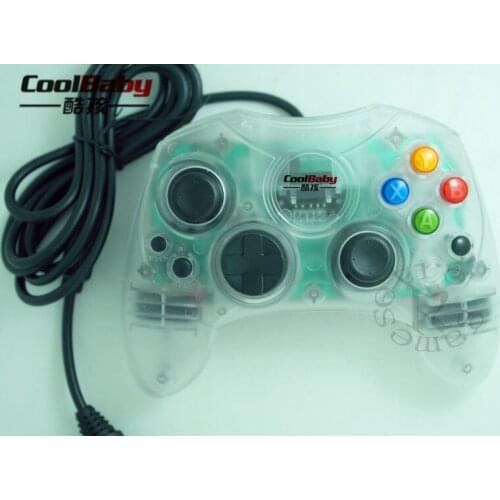 Transparent colors Classic Wired Joypad Controller For Microsoft for Xbox Controller For XBOX Gamepad Retro Joystick Controle