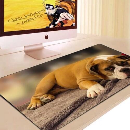 Xgz Animal Puppy Computer Game Player Mouse Pad XXL Non-slip Mouse Pad Keyboard Table Mat Suitable for Keyboard Peripherals Csgo