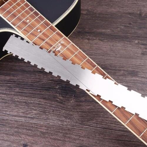Guitar Neck Ruler Rust-proof Stainless Steel String Pitch Measuring Luthier Tool for Bass Music Equipment Accessories Attachment
