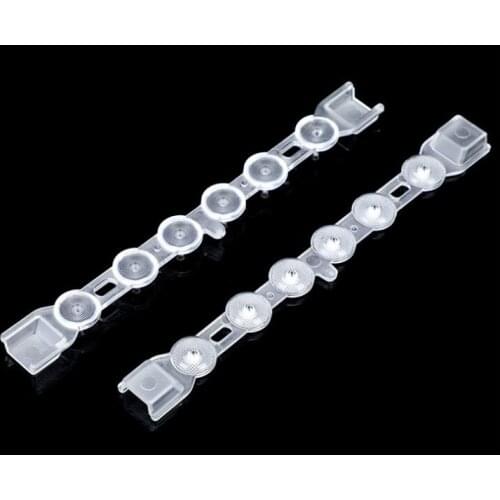 #LXCP-160 High quality Led Lens, Conjoined lens, Size: 160X6.2mm, Angle: 170 deg, Bead Surface, PMMA materials