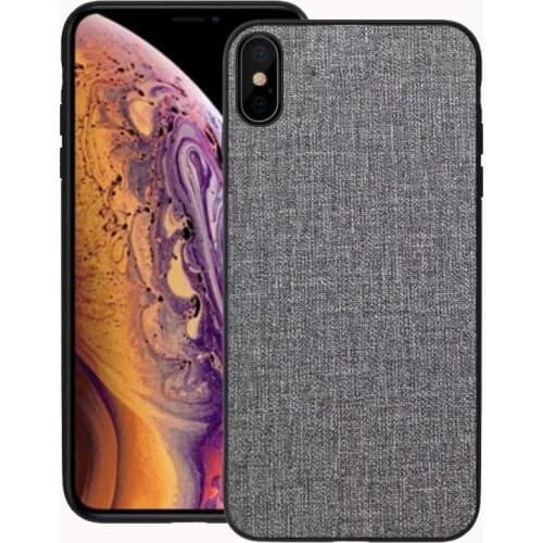 Fabric Cloth Texture Soft TPU Silcone Phone Case For iPhone 11 Pro Max 6 6s 7 8 Plus X XS XR Xs Max Shockproof Back Cover Fundas