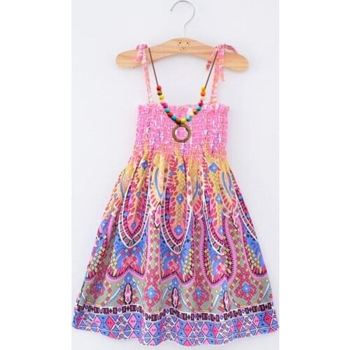 Seaside Vacation Beach Summer Beach Suspender Mommy And Me Clothes Family Matching Outfits Parent-child Mother-daughter Dress