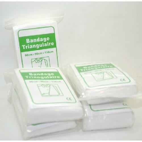 New Medical Burn dressing Bandage Triangular First kit Emergency aid care wrap Bandage Wound Fracture bandage Fixation R2X9