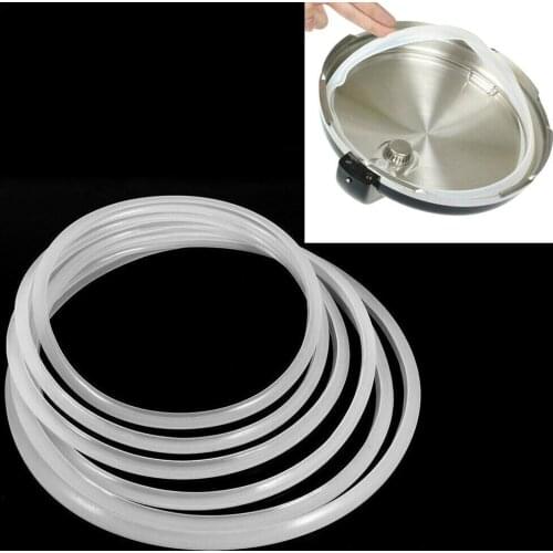 Replacement Silicone Household Pressure Cooker Gaskets Cooker Clear Rubber F4Z1 Electric For Kitchen Tools Gasket Pressure S4X0