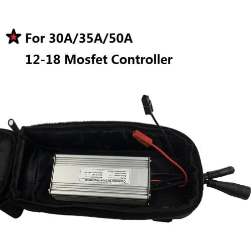 RICETOO Electric Bicycle Controller Bag for 6 to 9 Tubes 15A/17A/20A/22A Controller 250W-500W E-bike Waterproof Conversion Part