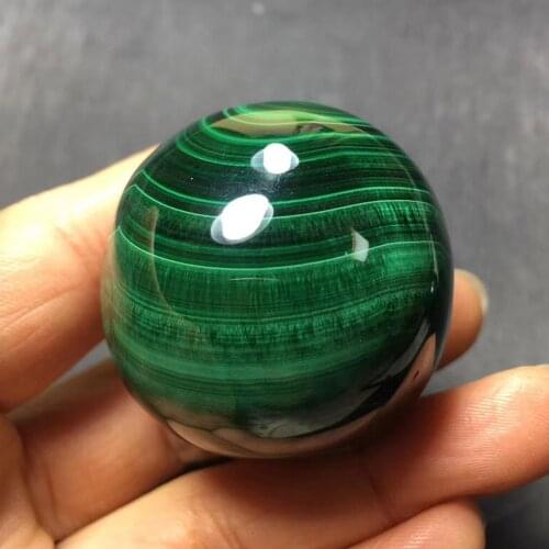 Top!Natural Green Malachite Ball Quartz Crystal Sphere Mineral Specimen Healing Crystal Stone Meditation Home Dcoration Craft