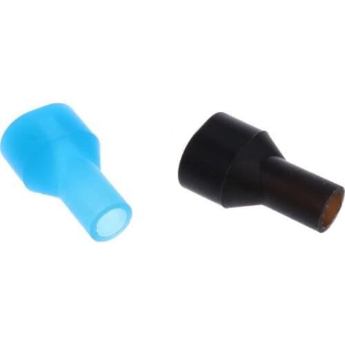 Drink Tube Bite Valve Mouthpiece for Outdoor Sports Backpack Hydration Pack Water Bladder Blue/ Black Hydration water bag Nozzle