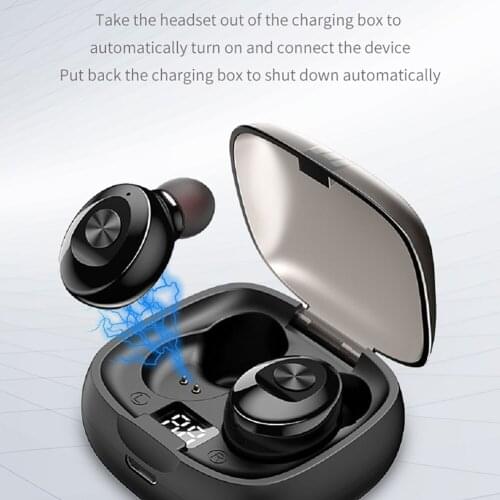 TWS XG8 Bluetooth Earphones True Wireless Digital 5.0 in-Ear Earbuds IPX5 Waterproof Mini Headset Sound Sport Earphones