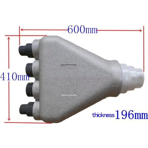 1 pc duct branch for Duct silencer branch air supply plenum box return air plenum filter box