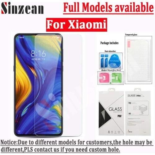 200pcs For Xiaomi redmi NOTE 10 PRO/K40 Pro/note 8 pro/note 8T/REDMI 9C 2.5D clear Tempered Glass 0.3mm 9H Screen Protector Film