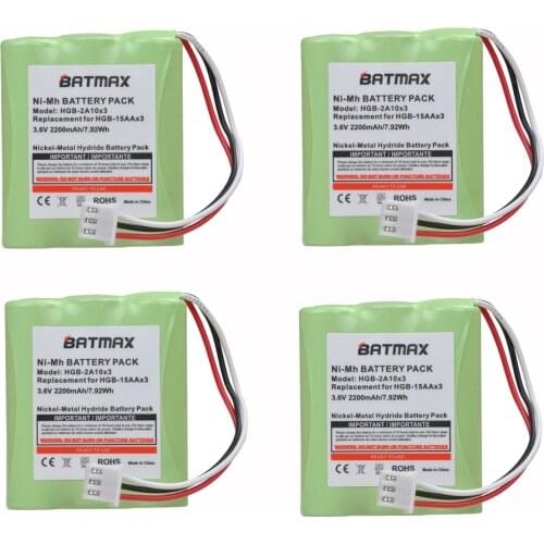 3.6V 2200mAh HGB-2A10x3 HGB2A10x3 Battery for HUAWEI 5623 Desk Fixed Wireless Phone ETS3125i E5172 ETS5623 2222+515H E5172s-515