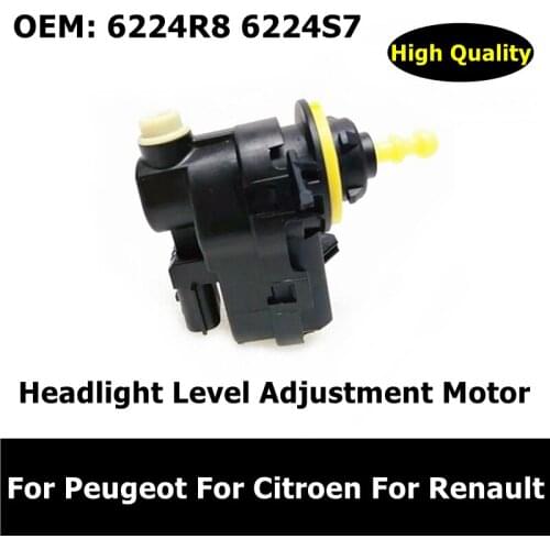 6224R8 6224S7 Headlight Level Adjustment Motor For Peugeot 301 208 For Citroen C3/C-ELYSEE For Renault Clio