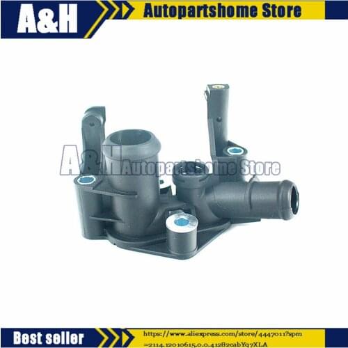 Auto Engine Parts Cooling System Thermostat Housing For For-d Fies-ta Focus OEM 7M5G-8K556-AC 7M5G8K556AC