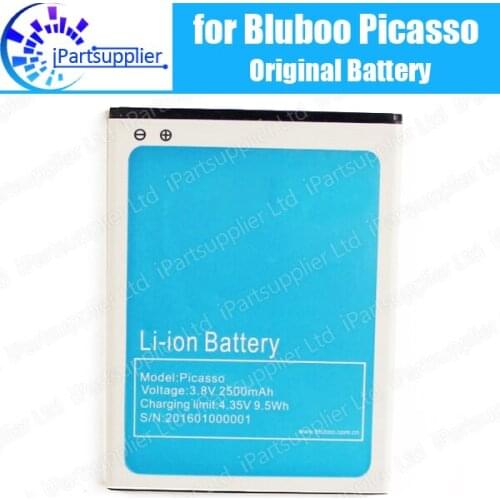 Bluboo Picasso Battery Replacement 100% Original New High Quality High Capacity 2500mAh Battery for Bluboo Picasso