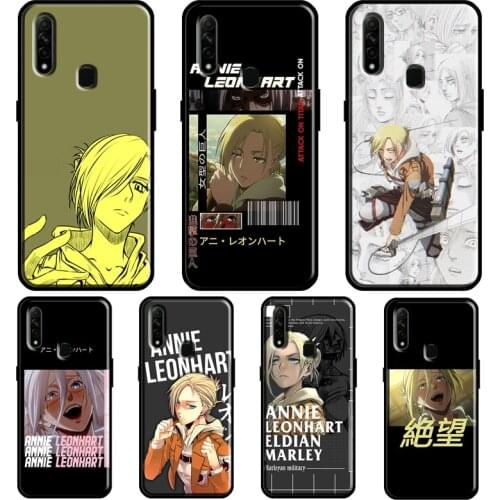 Annie Leonhart Attack on Titan Anime For OPPO A15 A1K A3S A5S A52 A72 A91 A83 A93 Find X3 Pro Reno 2 Z A5 A9 A31 A53 2020 Case