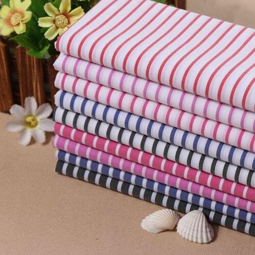 Manufacturers selling striped cotton nylon elastic yarn dyed shirt fabric new fashion shirt wholesale