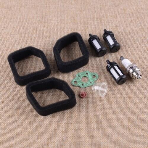 LETAOSK 10pcs Air Fuel Filter Kit 11010-253 Fit For Kawasaki TH23D TH26D TH23 TH26 TJ27 Trimmer