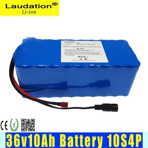 36v Lithium Battery 10Ah 500W BMS High Power and Capacity42V Li-ion Battery Motorcycle Electric Car Bicycle Scooter Withcharger
