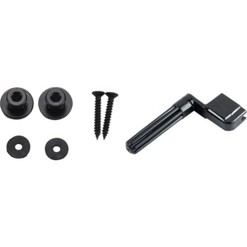 Acoustic Electric Guitar String Winder Peg Bridge Pin Tool with 2Pcs Mushroom Head Guitar Strap Buttons Strap