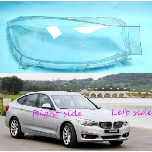 Car Headlight Lens For BMW 3 Series GT F34 2013 2014 2015-2019 Headlamp Cover Car Replacement Front Auto Shell Cover