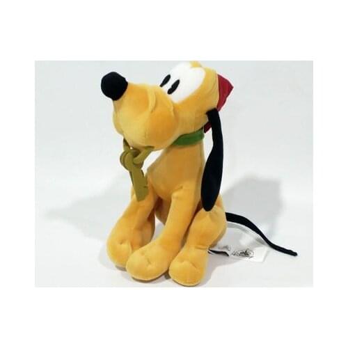 Original Mickey Mouse Clubhouse Pluto High Quality Soft Stuffed Animal Doll Plush Toys Birthday Present For Child 22cm