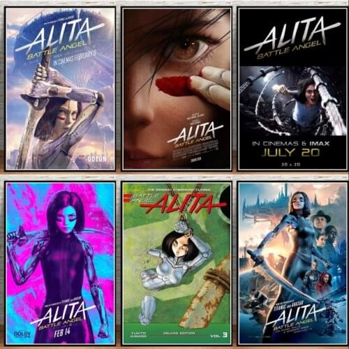 Alita Battle Angel Movie Film Game Posters And Prints Canvas Painting Wall Pictures For Living Room Decorative Home Decor Art