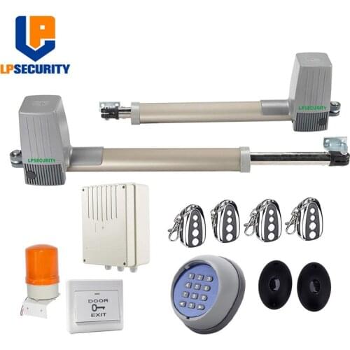 Remote control swing gate actuator 220VAC for dual Swing Gates Up to 700KGS 6M