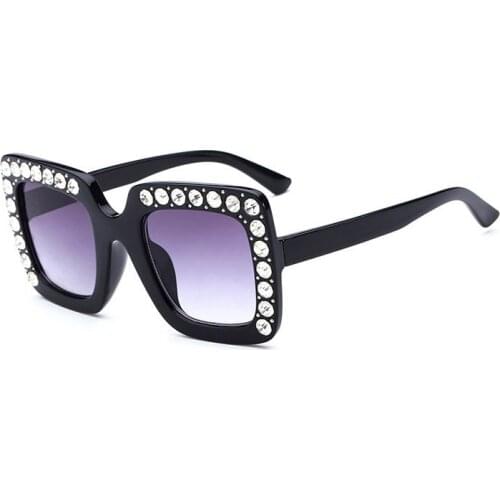 Luxury Rhinestone Kids Sunglasses Square Plastic Children Baby Sunglasses Boys Girls Okulary Sun Glasses UV400 Oculos De Sol