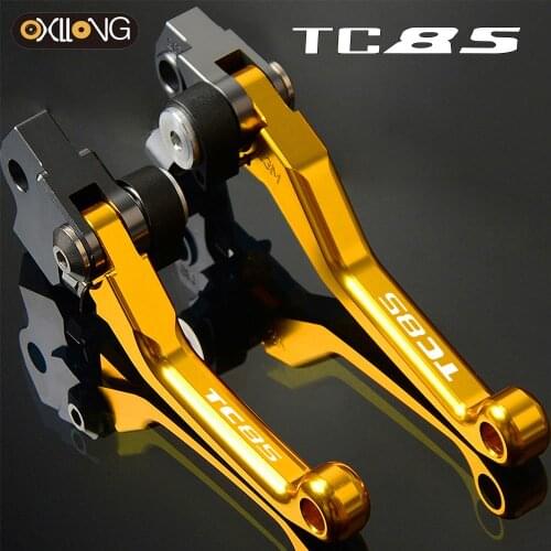 CNC TC 85 hand brake Motorcycle DirtBike Motocross dirt bike Pivot Brake Clutch Levers FOR husqvarna TC85 2017 2018