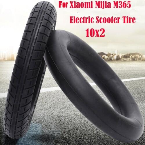 10X2 Inches Tires for Xiaomi Mijia M365 Mi Electric Scooter Tyres Thicker Inflation Wheel Tyre Outer Inner Tube Pneumatic Tyre