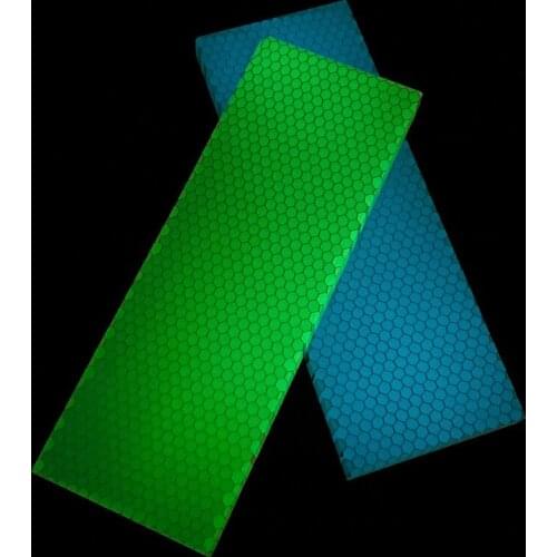 Luminous Snakeskin Honeycomb C-Tek Resin Board for Tactical Knife Shank Grips DIY Art Craft Slingshot Tool Accessories 1PC
