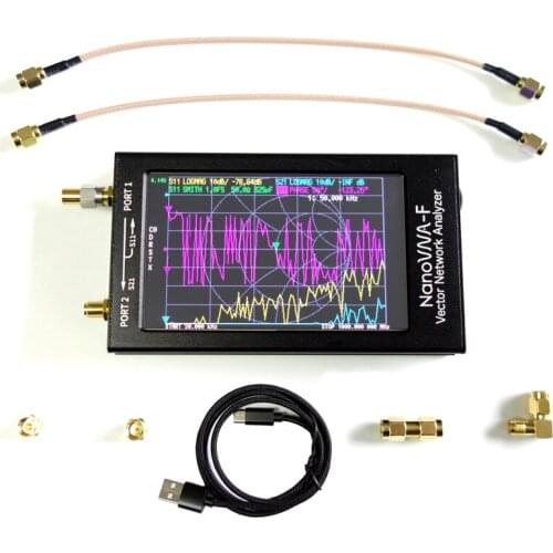 NanoVNA-F New item Original 4.3" Touchscreen NanoVNA-F Vector Network Analyzer 50KHz-1000MHz HF VHF UHF Antenna Analyzer